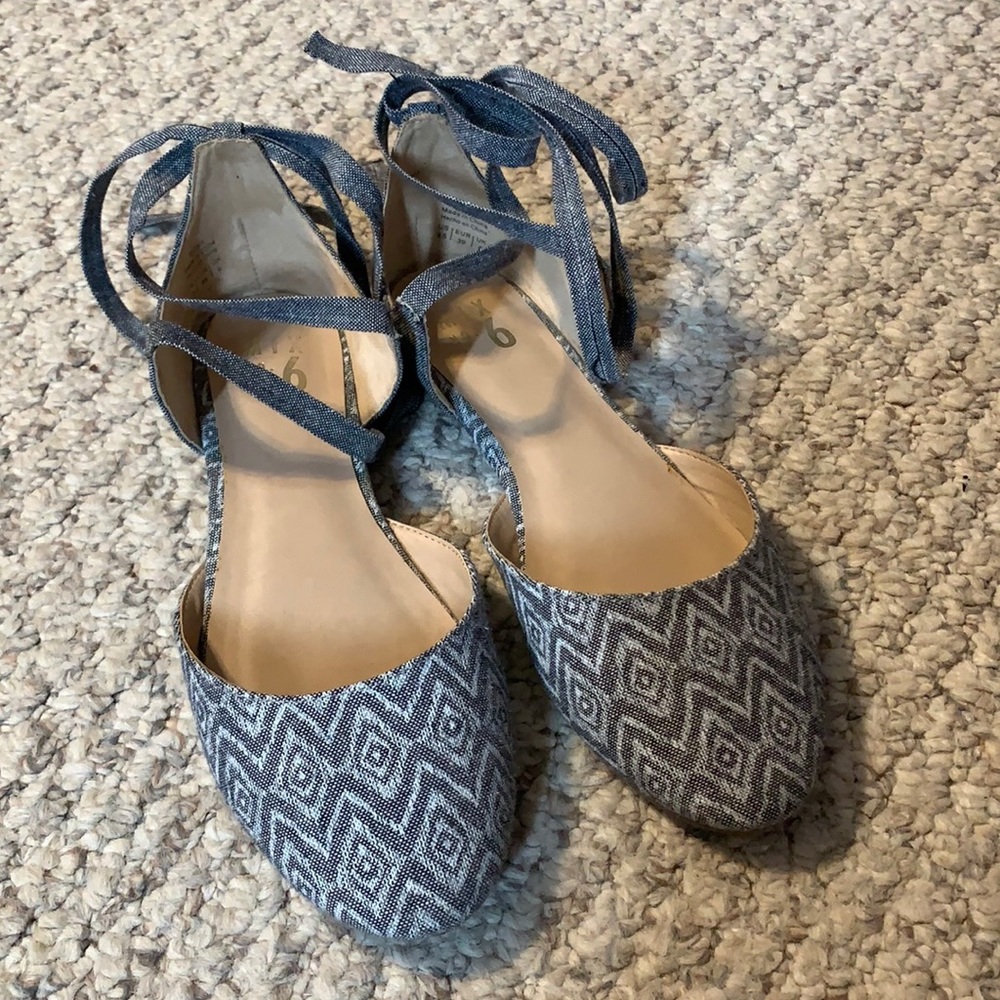 Lace-Up Mix No. 6 Flats